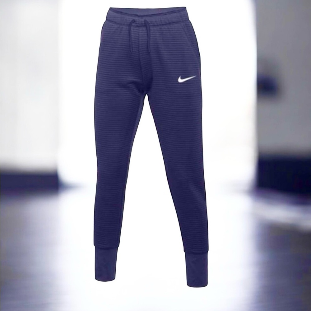 NIKE blue ribbed joggers  sweatpants women’s size medium